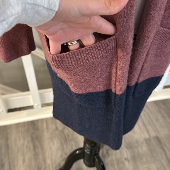 Madewell Kent Striped Cardigan Sweater in Coziest Yarn Size XS EUC - Picture 8 of 11